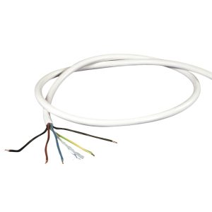 Aansluitkabel 1.5 m 5×2.5 mm Wit